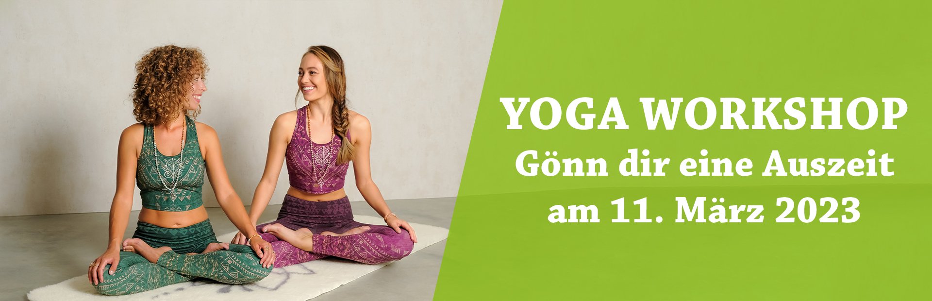 Yoga Workshop in der Rapunzel Welt