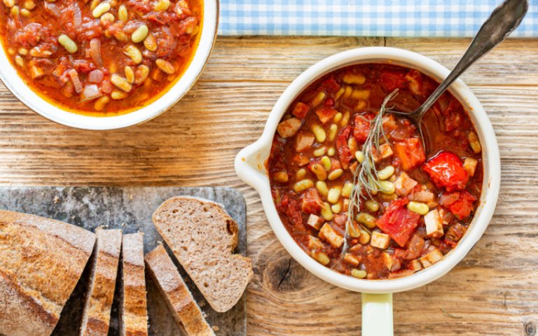 Bohnensuppe 