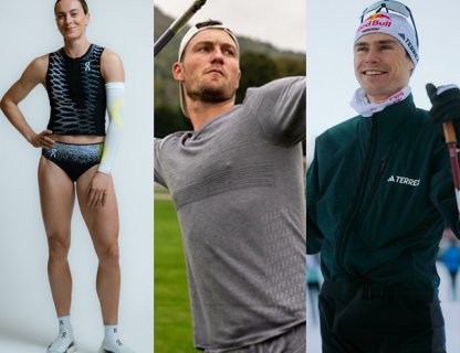 Alexandra Burghardt, Thomas Röhler und Vinzenz Geiger